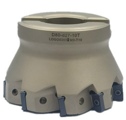 Kepala Alat Umpan Cepat MFH Dan Bilah Alat 42CrMo Material Shell Milling Cutter