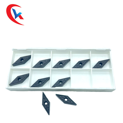 Nc Turning Tool VNMG160404-TM Memproses Bagian Baja, Sisipan Tungsten Carbide Stainless Steel