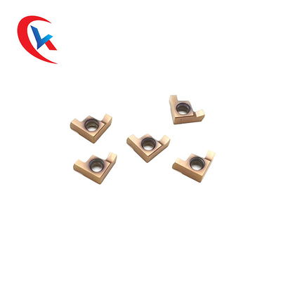 GER-B 1 Cutting Edge Carbide Grooving Sisipan Lebar Alur 1.0-4.0 Mm