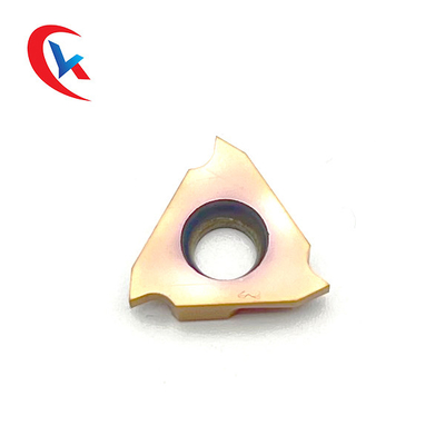 TGF32L100 3 Tepi Tajam Lapisan PVD Sisipan Grooving Karbida Pisau Tangan Kiri