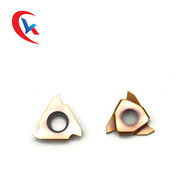TGF32R100 Lebar Slot Khusus 3 Tepi Tajam Lapisan PVD Sisipan Grooving Karbida Pisau Tangan Kiri