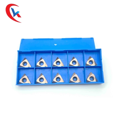 Sisipan Penggilingan Benang Vertikal MTT43R6004 Lapisan Perunggu Sisipan Tungsten Carbide Tahan Aus