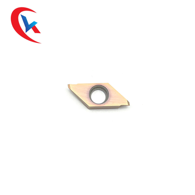 Pemotong Benang TKFT12RB6000 Pembubutan Sisipan Tungsten Carbide Lapisan Perunggu HRA 91.8