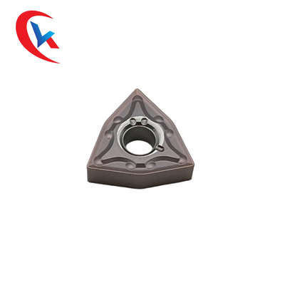 WNMG080404-MA Lapisan PVD Penggilingan Karbida Sisipan Finishing Baja Tahan Karat