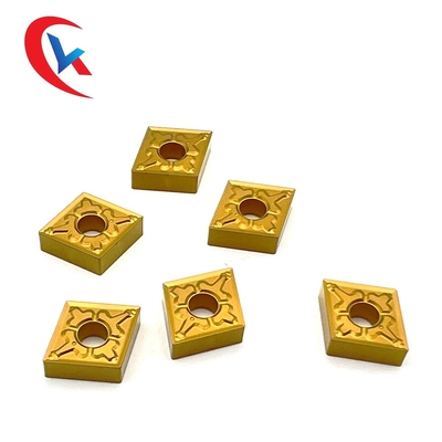 CNMG120404-TM Tungsten Carbide Menyisipkan Lapisan Kimia Untuk Bagian Baja