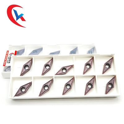 VBMT160404-MV Finishing Stainless Steel Tungsten Carbide Sisipan Lapisan PVD