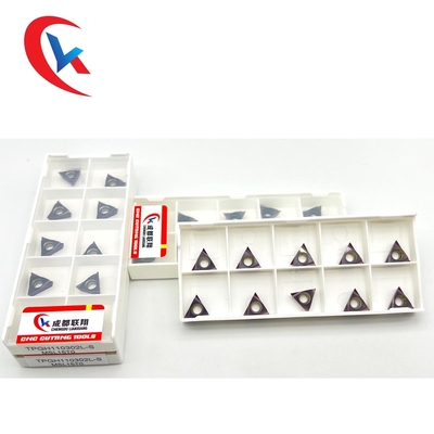 Sisipan Tungsten Carbide Lapisan Pvd TPGH110302L-S Dengan Sudut Tajam 60°