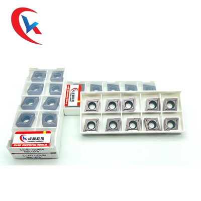 CCMT120404 Lapisan Fisik Sisipan Tungsten Carbide Tahan Aus