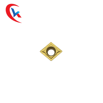 CCMT09T304 Tungsten Carbide Menyisipkan Lapisan Kimia Untuk Bagian Baja