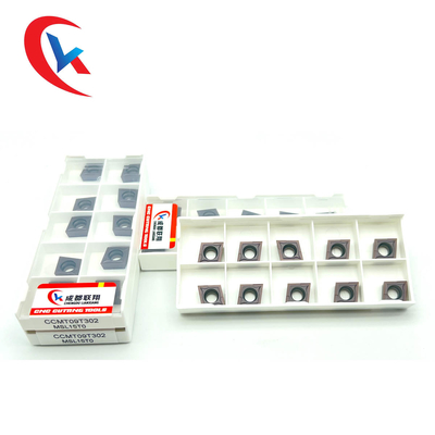 CCMT09T304 Tungsten Carbide Sisipan Lapisan Fisik Finishing Stainless Steel