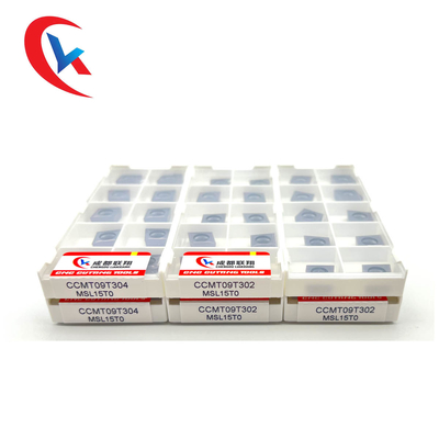 CCMT09T304 Tungsten Carbide Sisipan Lapisan Fisik Finishing Stainless Steel