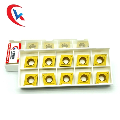 CCMT120404 Tungsten Carbide Menyisipkan Lapisan Kimia Khusus Untuk Bagian Baja