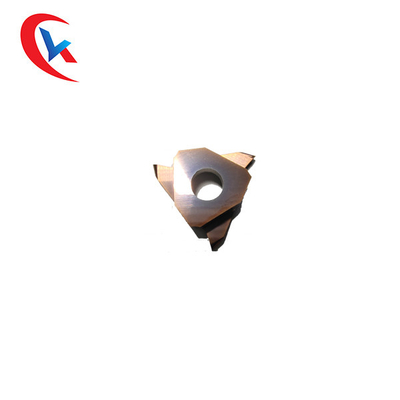 Dangkal Melalui Alat Slotting Blade GBA43L200-R100 Carbide Grooving Sisipan