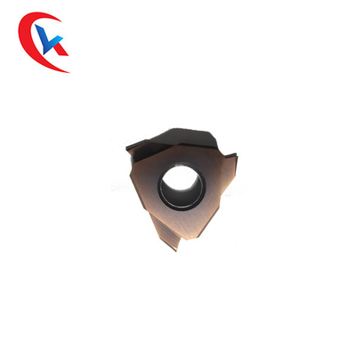 TGF32R075-R0.375 Alur Edaran Segitiga Alur Dangkal Klip Musim Semi Slotting Cutter Carbide Grooving Sisipan