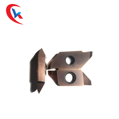 Blade Berulir yang Dipasang Secara Vertikal TTP55FR-8B Walking Blade Slotting Tool Carbide Grooving Sisipan