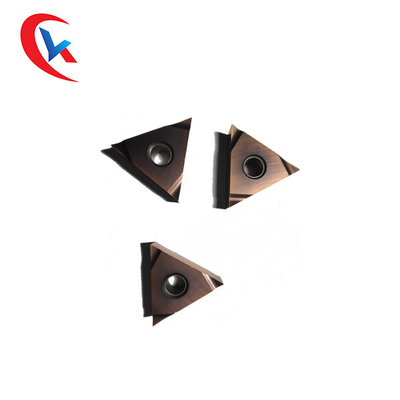 Kenakan Bukti Sisipan Alur Tungsten Carbide Seri Stainless Steel Pisau CNC TNGG