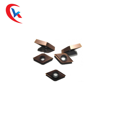 DCGT070201ER-U Bagian Kecil Mesin Pemindah Cermet Blade Carbide Grooving Sisipan