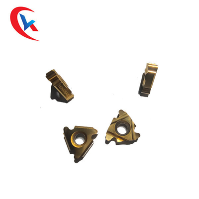 Sisipan Threading Dilapisi Karbida 16NR6RD Sisipan Tungsten Carbide