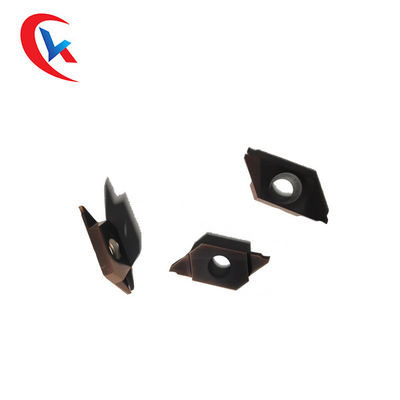 Double edge Bronze Coating Untuk Bubut Otomatis Alat Seri CTP Carbide Grooving Inserts