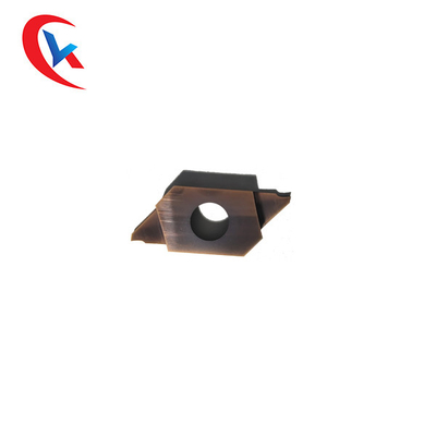 Double edge Bronze Coating Untuk Bubut Otomatis Alat Seri CTP Carbide Grooving Inserts