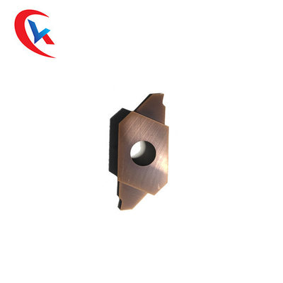 Bubut Logam Sisipan Karbida Tungsten CTPA10ELK Tahan Aus HRC 35 - 50 Sisipan Grooving Karbida