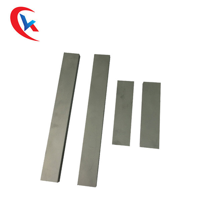 Solid Tungsten Carbide Flat Stock Blanks Abu-abu Tua Ketahanan Aus