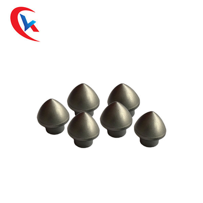 Paduan Tungsten Carbide Drill Bits Dipoles Warna Abu-abu Untuk Tunnel Tooth Tungsten Carbide Wear Parts