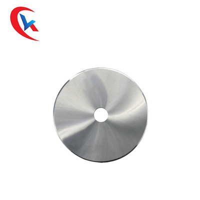 Round Circular Slitter Blades Knife 90 - 93 HRC Untuk Memotong Kain Kertas