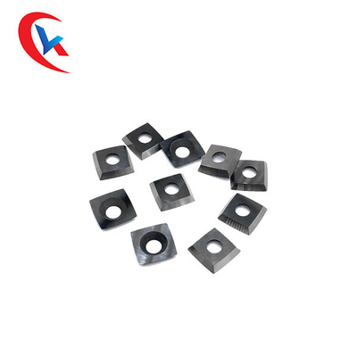 Alat Pengerjaan Kayu Tungsten Carbide Persegi Sisipkan Selesai yang Dapat Diganti