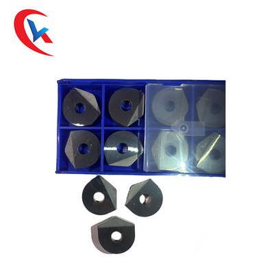 Semi Circle Fine Milling Blade Pemotong CNC Tungsten Carbide Tool Tahan Aus