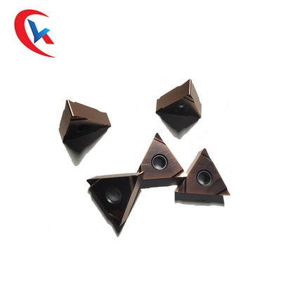 Kenakan Bukti Sisipan Alur Tungsten Carbide Seri Stainless Steel Pisau CNC TNGG