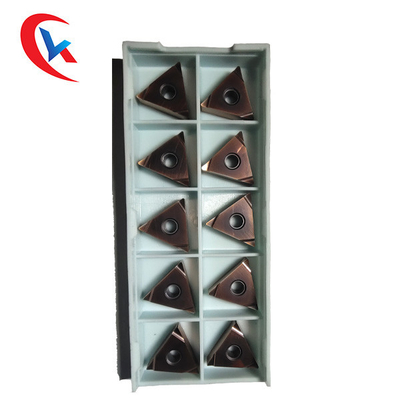 Kenakan Bukti Sisipan Alur Tungsten Carbide Seri Stainless Steel Pisau CNC TNGG