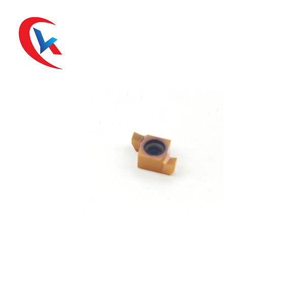 8GR PVD Coating Carbide Grooving Sisipan 10 Sisipan Per Pak untuk Mesin CNC