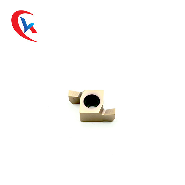 Bronze Coating Carbide Grooving Inserts 10 Pack 9GR Bagian Alat Presisi Tinggi HRA 91.8