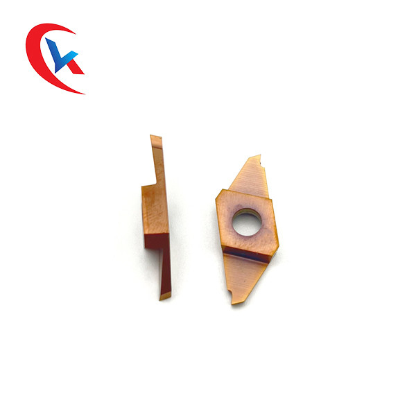 TKF16L200-S16 Untuk mesin bubut putar Lebar Slot 1.0-3.0mm Pengolahan Pelapisan PVD Sisipan Grooving Karbida