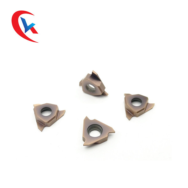 TGF32R100 Lebar Slot Khusus 3 Tepi Tajam Lapisan PVD Sisipan Grooving Karbida Pisau Tangan Kiri