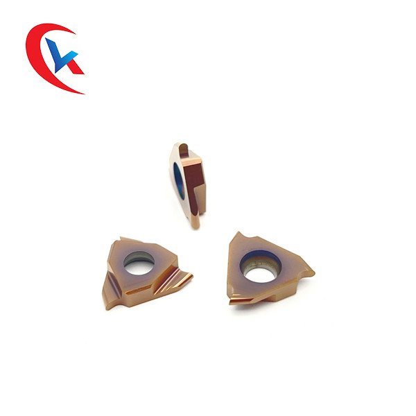 TGF32R200-R0.75 Lebar Slot Kustom 3 Tepi Pemotong Lapisan PVD Sisipan Grooving Karbida Pisau Tangan Kiri