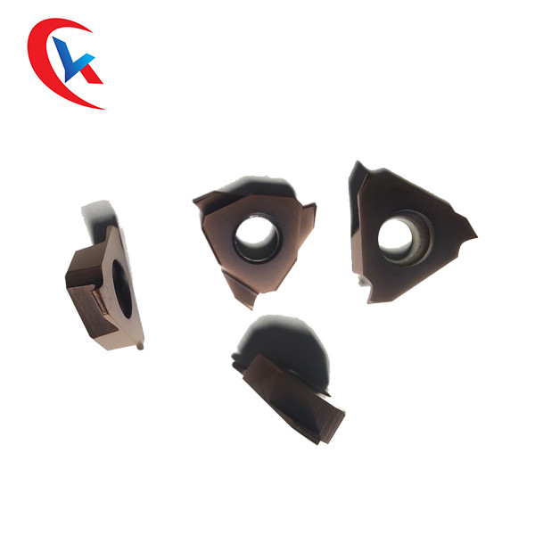 TGF32R075-R0.375 Alur Edaran Segitiga Alur Dangkal Klip Musim Semi Slotting Cutter Carbide Grooving Sisipan