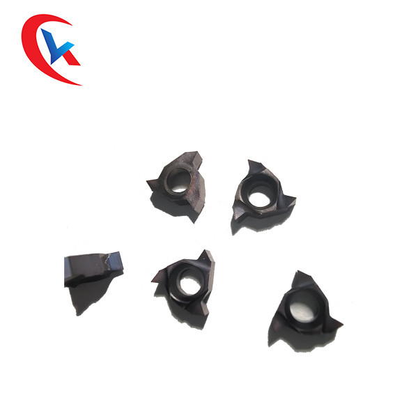 CNC Carbide Insert Threading Tool NC Blade 06NRA60 92 HRC Untuk Bubut Logam