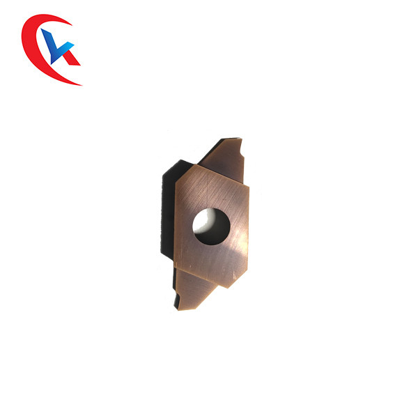 Bubut Logam Sisipan Karbida Tungsten CTPA10ELK Tahan Aus HRC 35 - 50 Sisipan Grooving Karbida