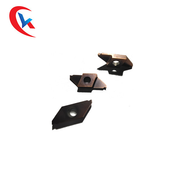 Sisipan Alat Pemotong CNC ISO Carbide Dan Sisipan Grooving Karbida Dilapisi PVC Ketahanan Aus Yang Tinggi